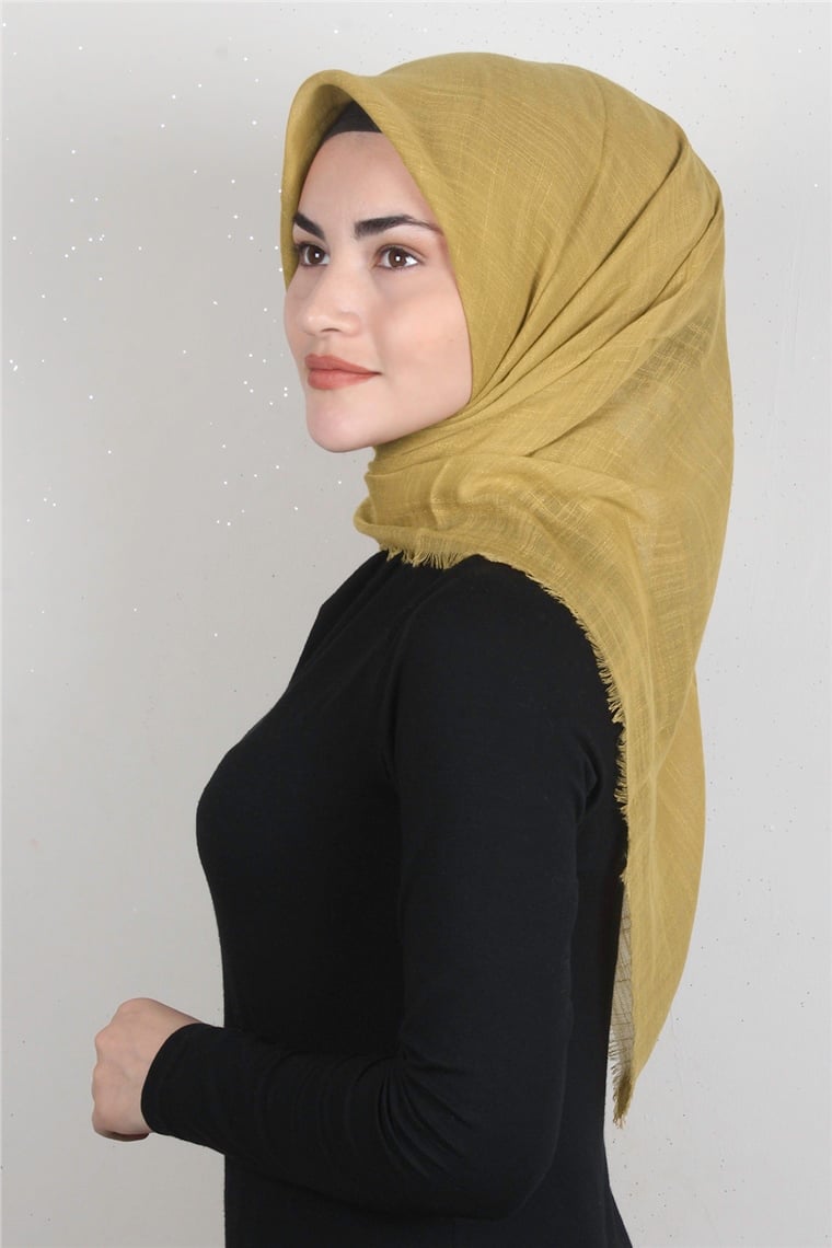 Pamuklu Trend Eşarp 9914-6 Sarı