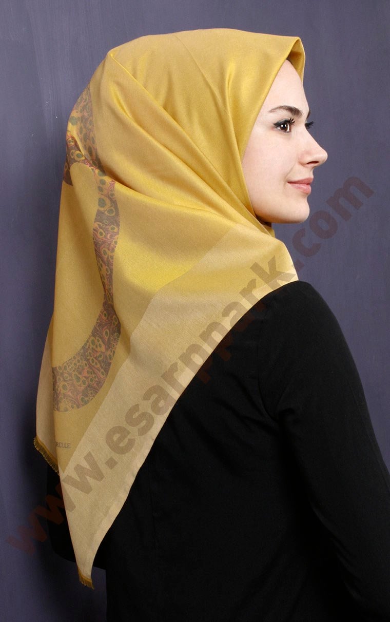 Pano Desenli Eşarp 1315-3