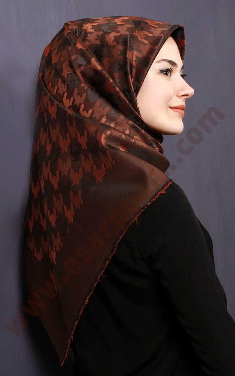 Pano Desenli Eşarp 1317-11