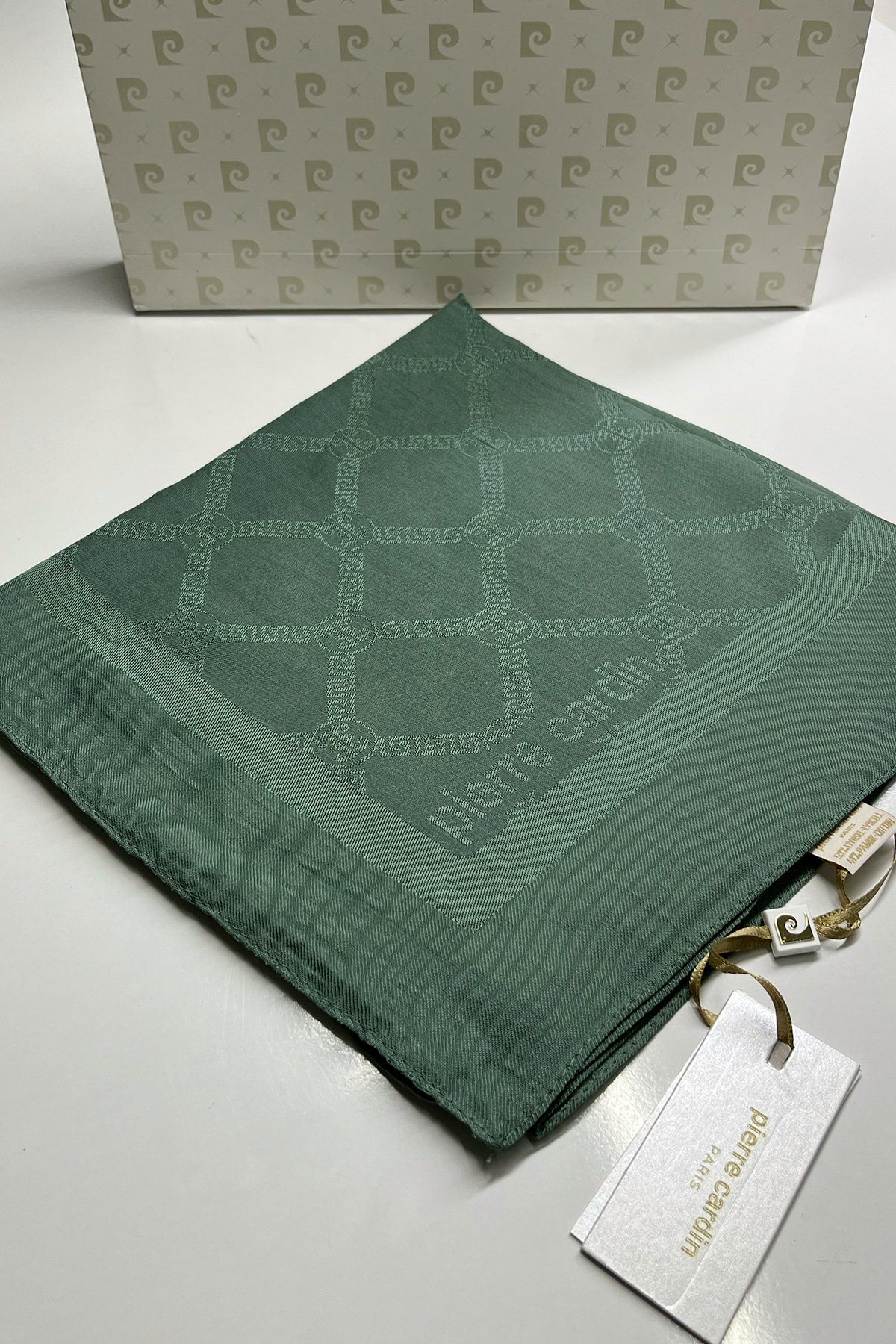 Pierre Cardin Monogram Pamuklu Eşarp 1080900-951