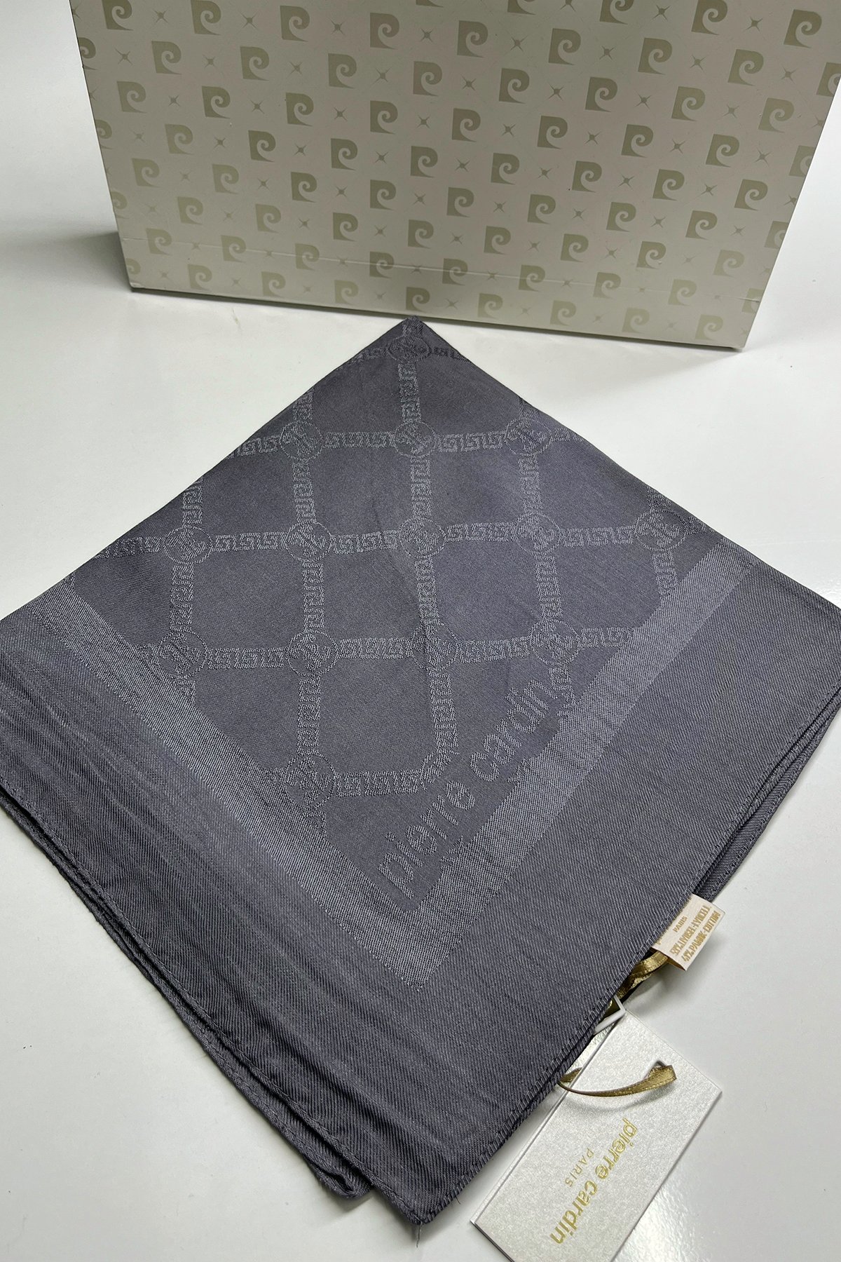 Pierre Cardin Monogram Pamuklu Eşarp 1080900-971