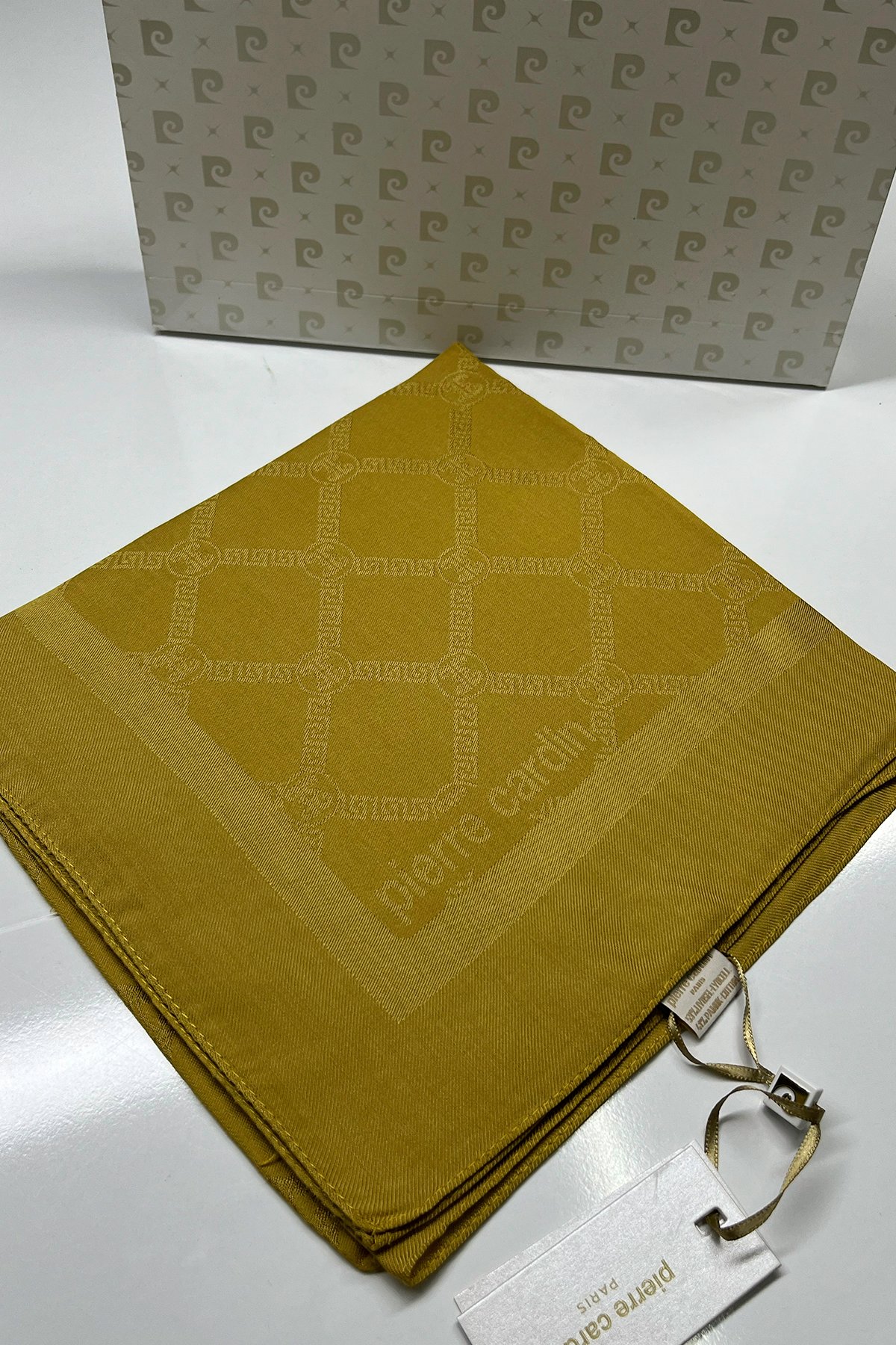 Pierre Cardin Monogram Pamuklu Eşarp 1080900-961