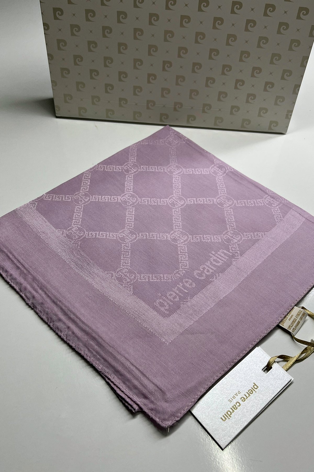 Pierre Cardin Monogram Pamuklu Eşarp 1080900-991