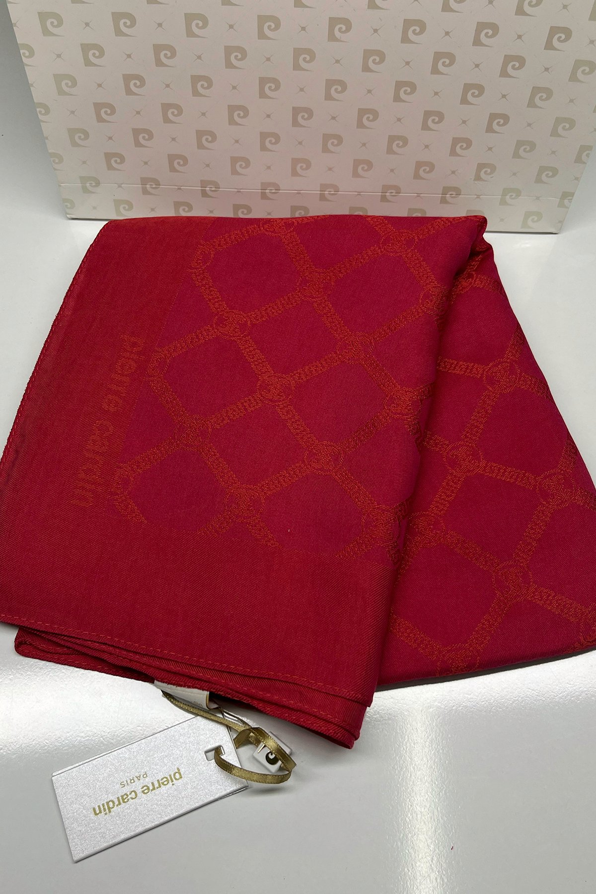 Pierre Cardin Monogram Pamuklu Şal  1080800-992