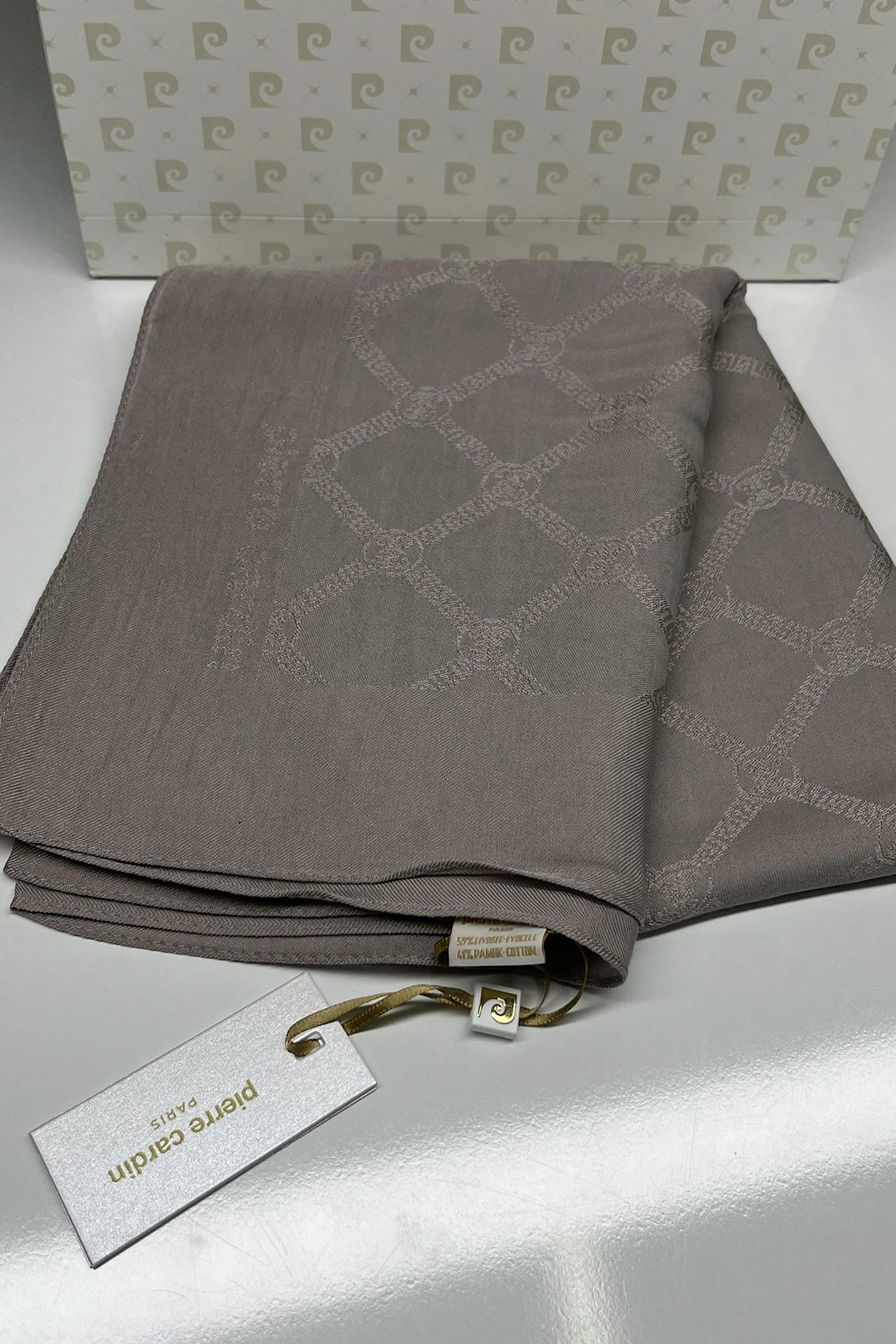 Pierre Cardin Monogram Pamuklu Şal  1080800-981