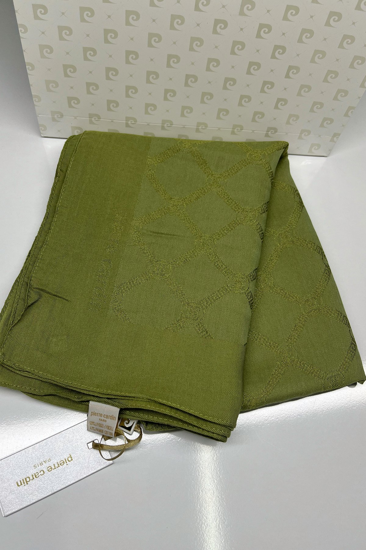 Pierre Cardin Monogram Pamuklu Şal  1080800-952