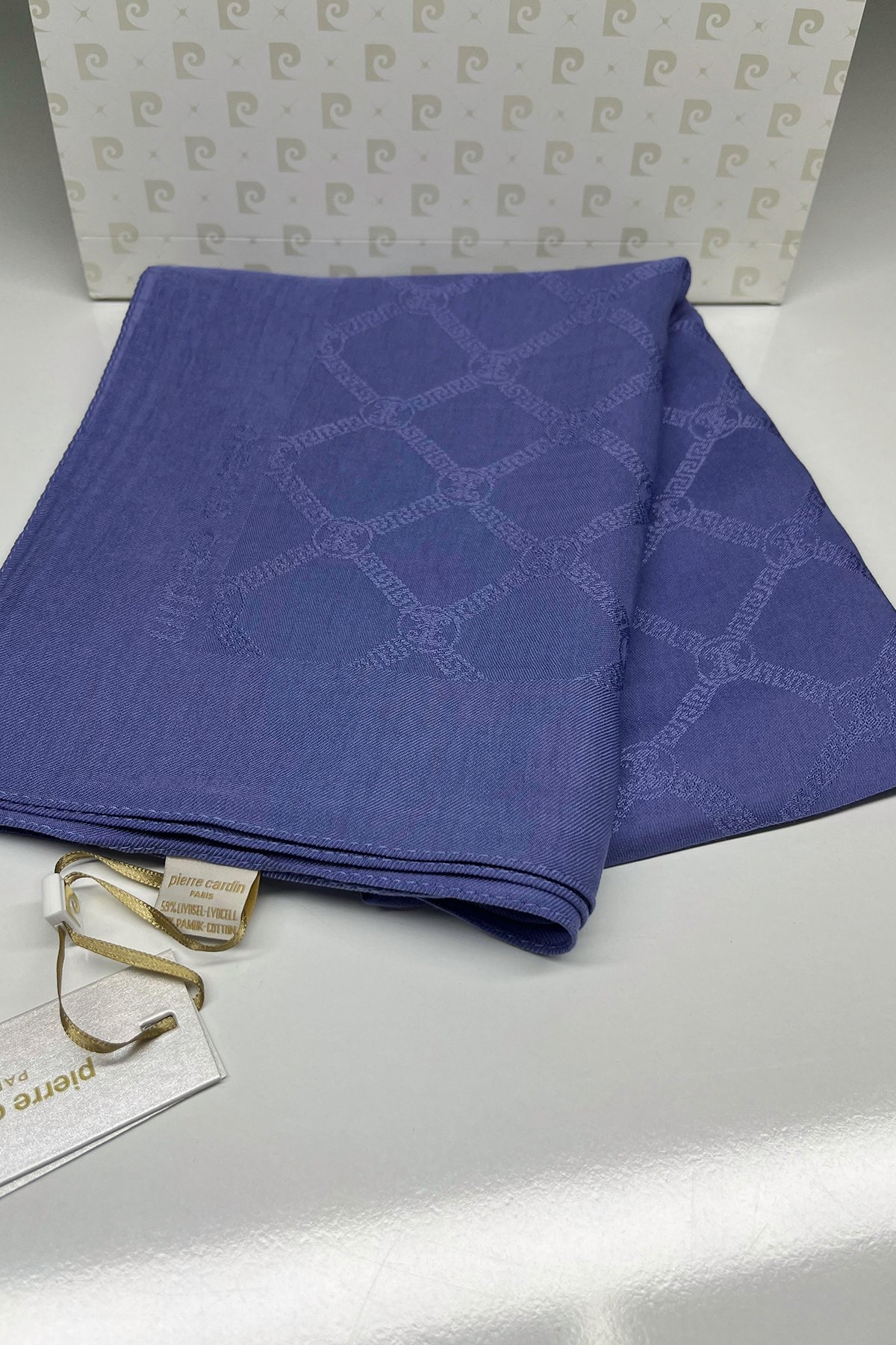 Pierre Cardin Monogram Pamuklu Şal  1080800-923