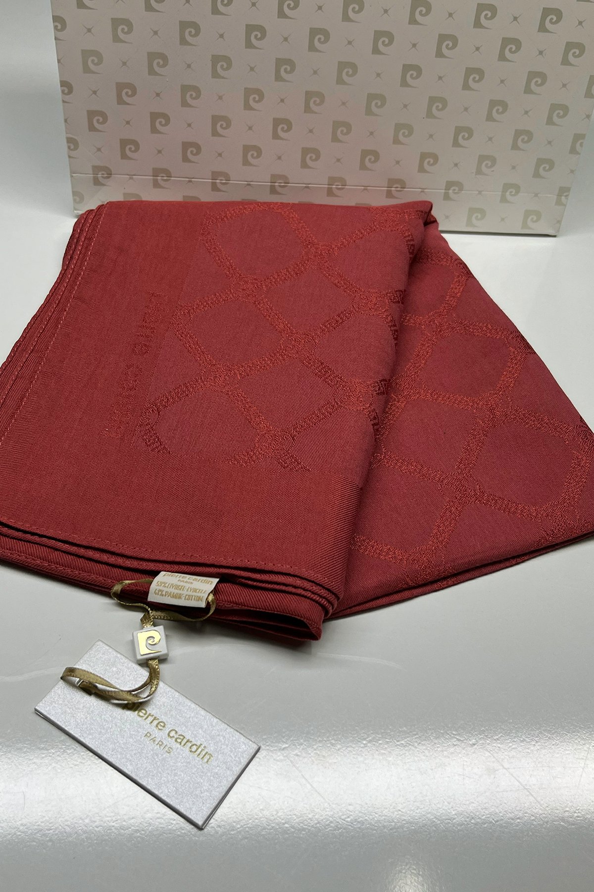 Pierre Cardin Monogram Pamuklu Şal  1080800-943