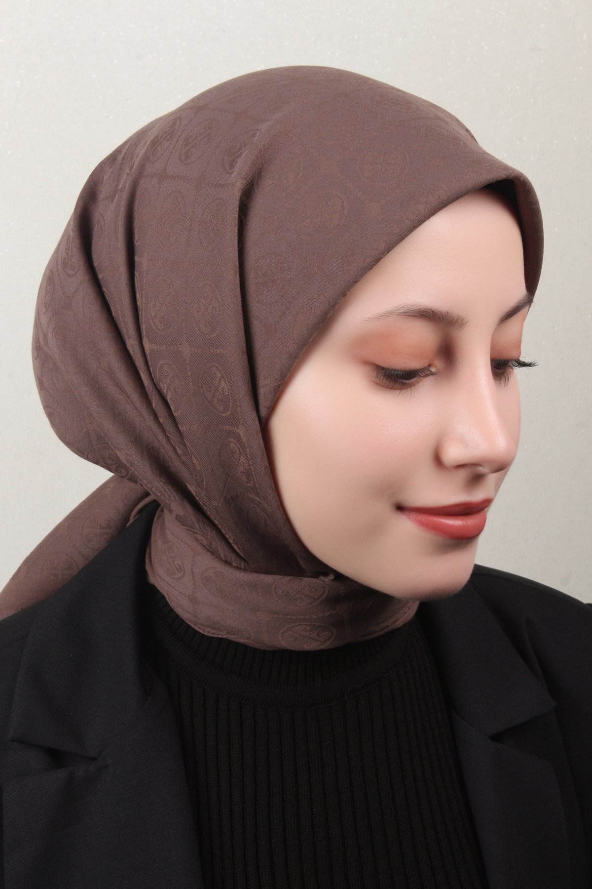 Pierre Cardin Pamuklu Eşarp 4105-2 Mocha