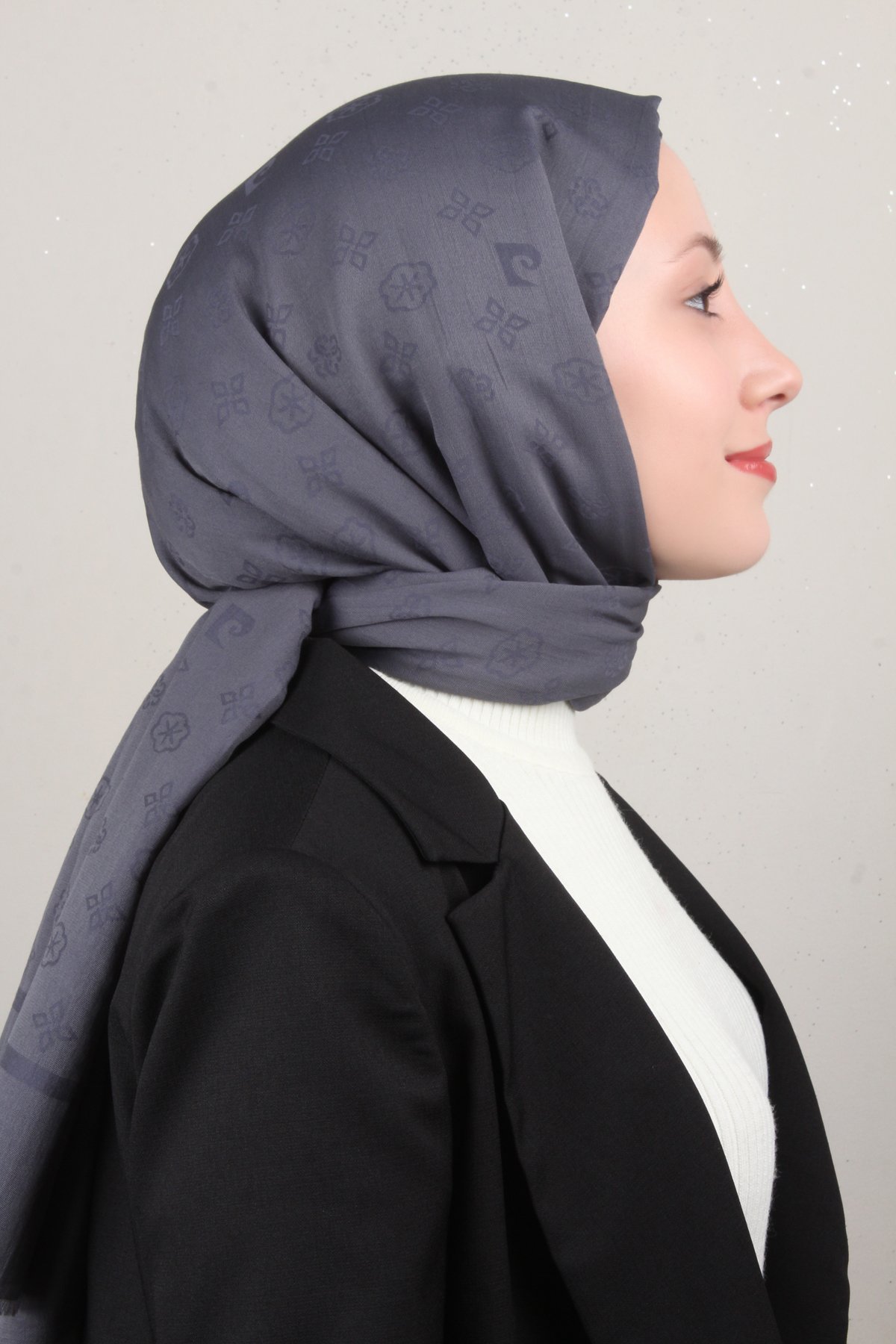 Pierre Cardin Pamuklu Şal 1030600-974 Koyu Buz Mavisi