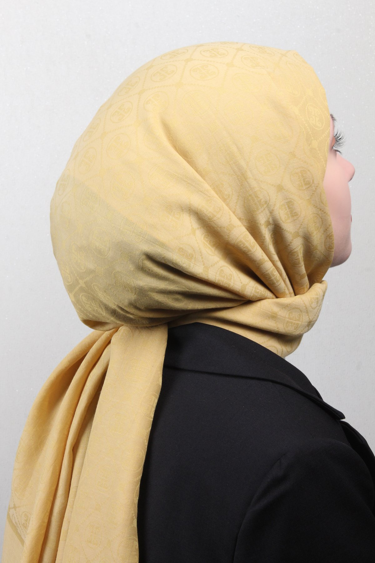 Pierre Cardin Pamuklu Şal 4106-14 Sarı