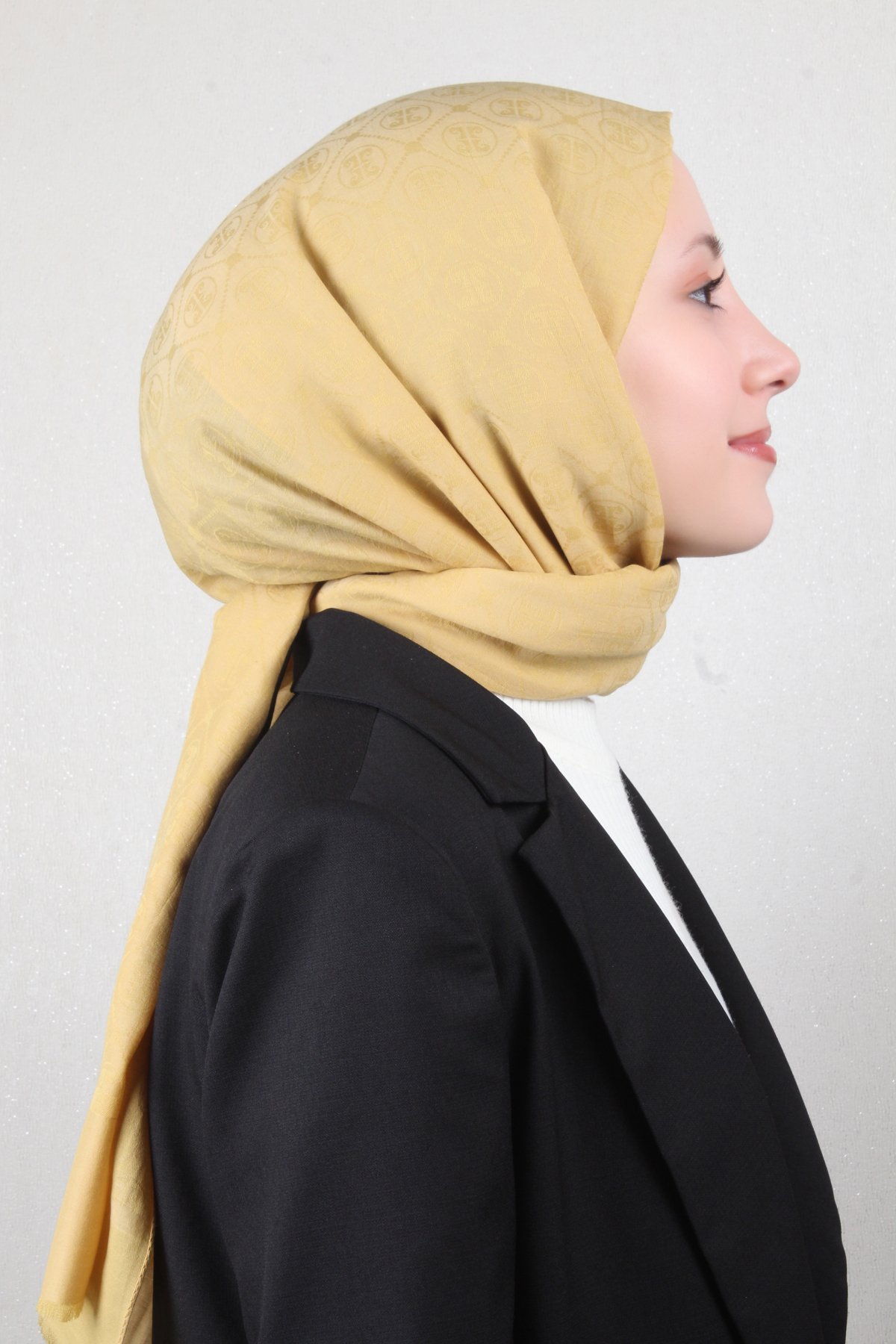 Pierre Cardin Pamuklu Şal 4106-14 Sarı