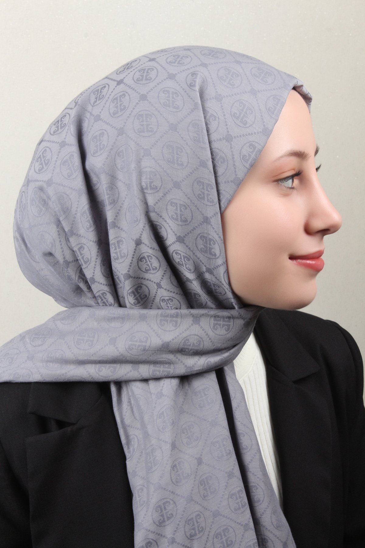 Pierre Cardin Pamuklu Şal 4106-2 Gri