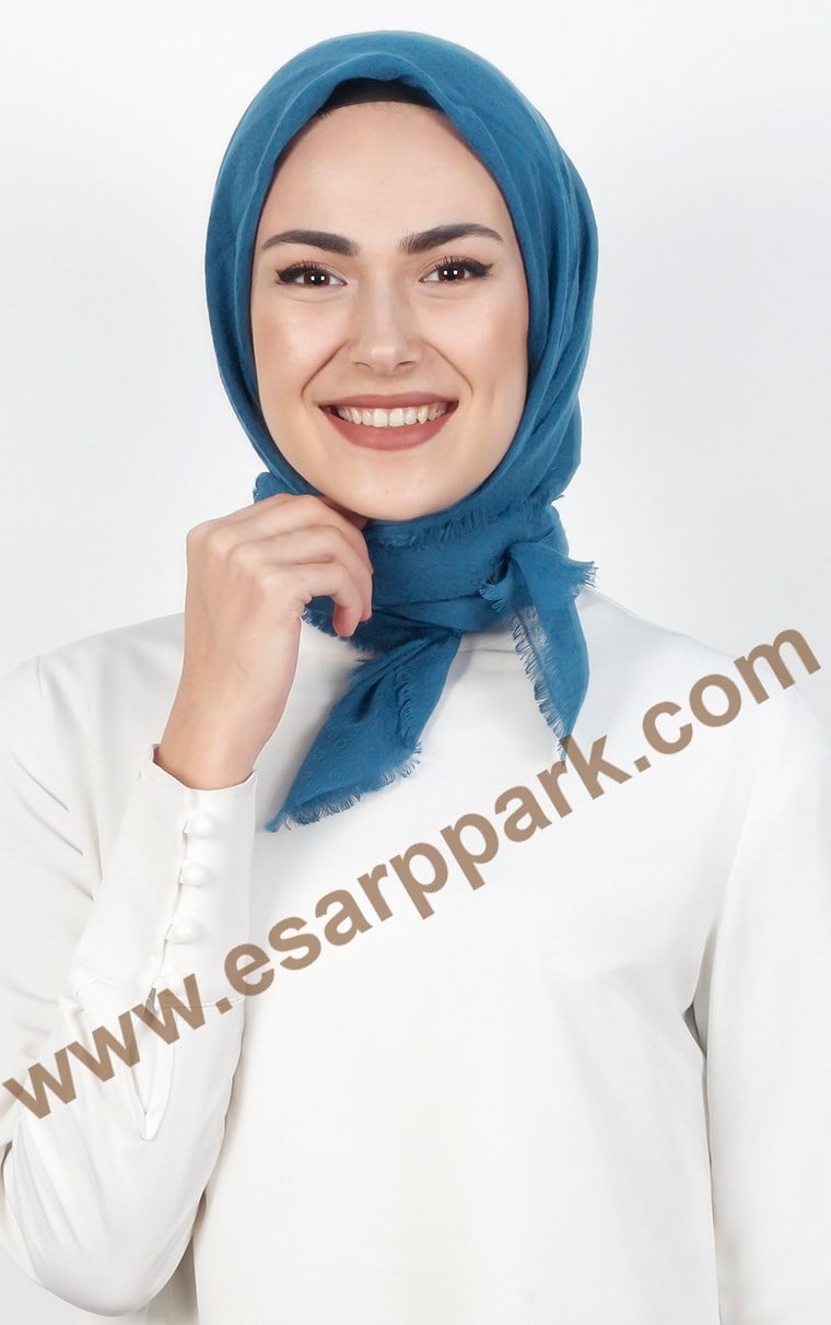 Piramit Coton Eşarp 1714-13