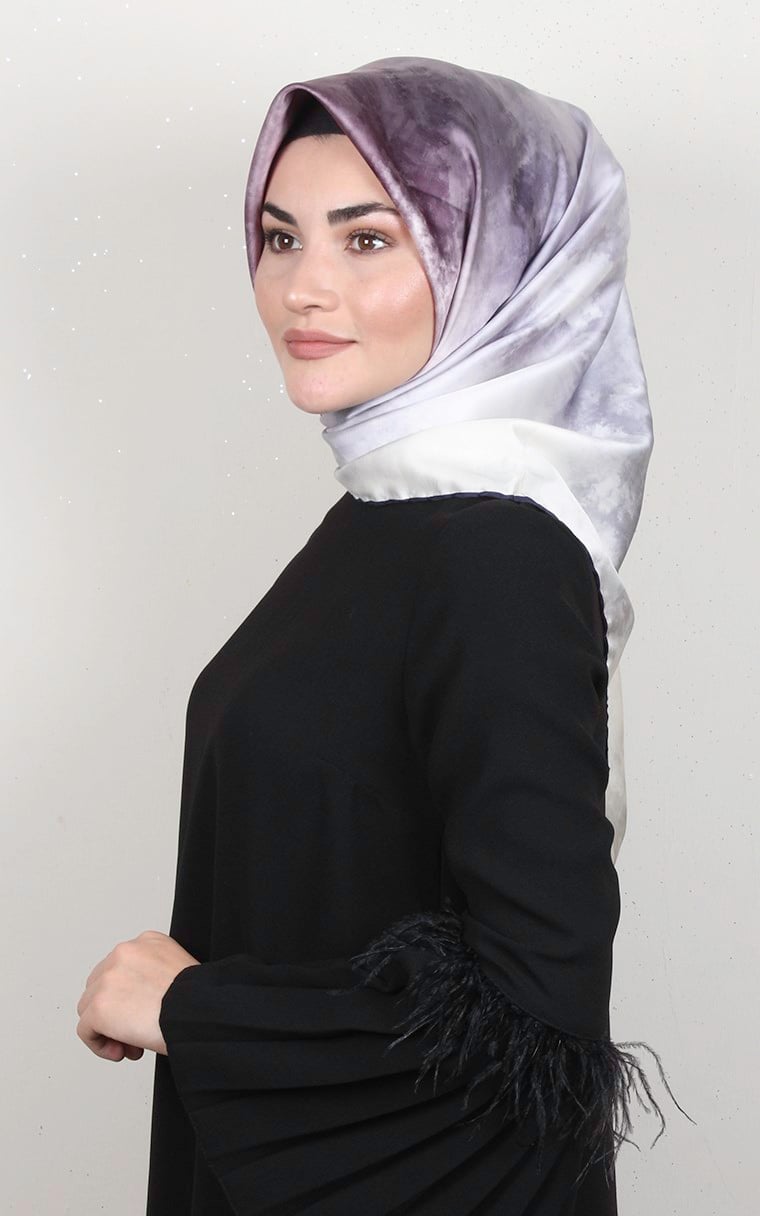 Piramit Dijital Eşarp 1351-7