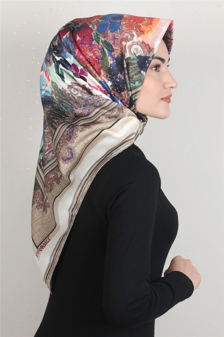 Piramit Dijital Eşarp 1354-8 