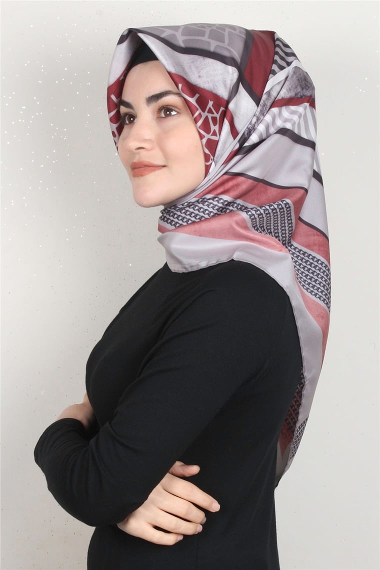Piramit Dijital Eşarp 1356-5