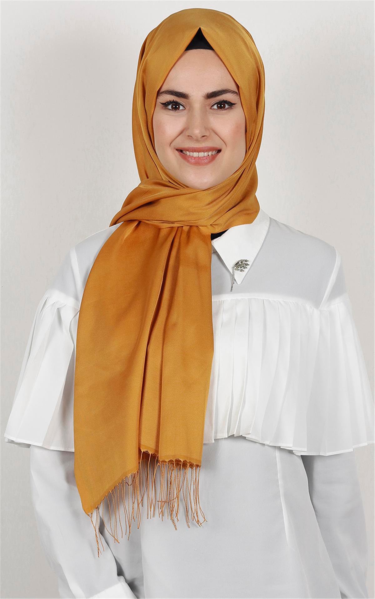 Piramit İpeksi Şal 2806-31 Bal Kabağı