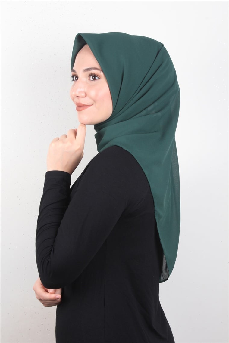 Piramit Krep Eşarp 11601-8