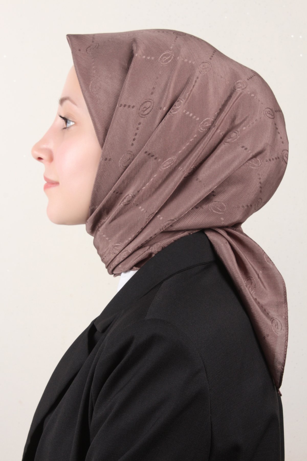 Piramit Monogram Eşarp 4117-35