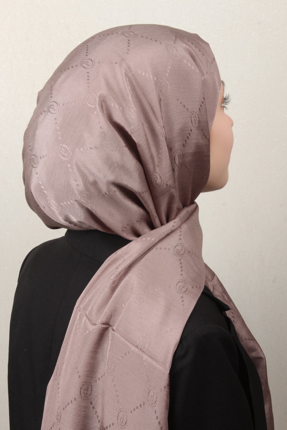 Piramit Monogram Şal 2889-1 Vizon
