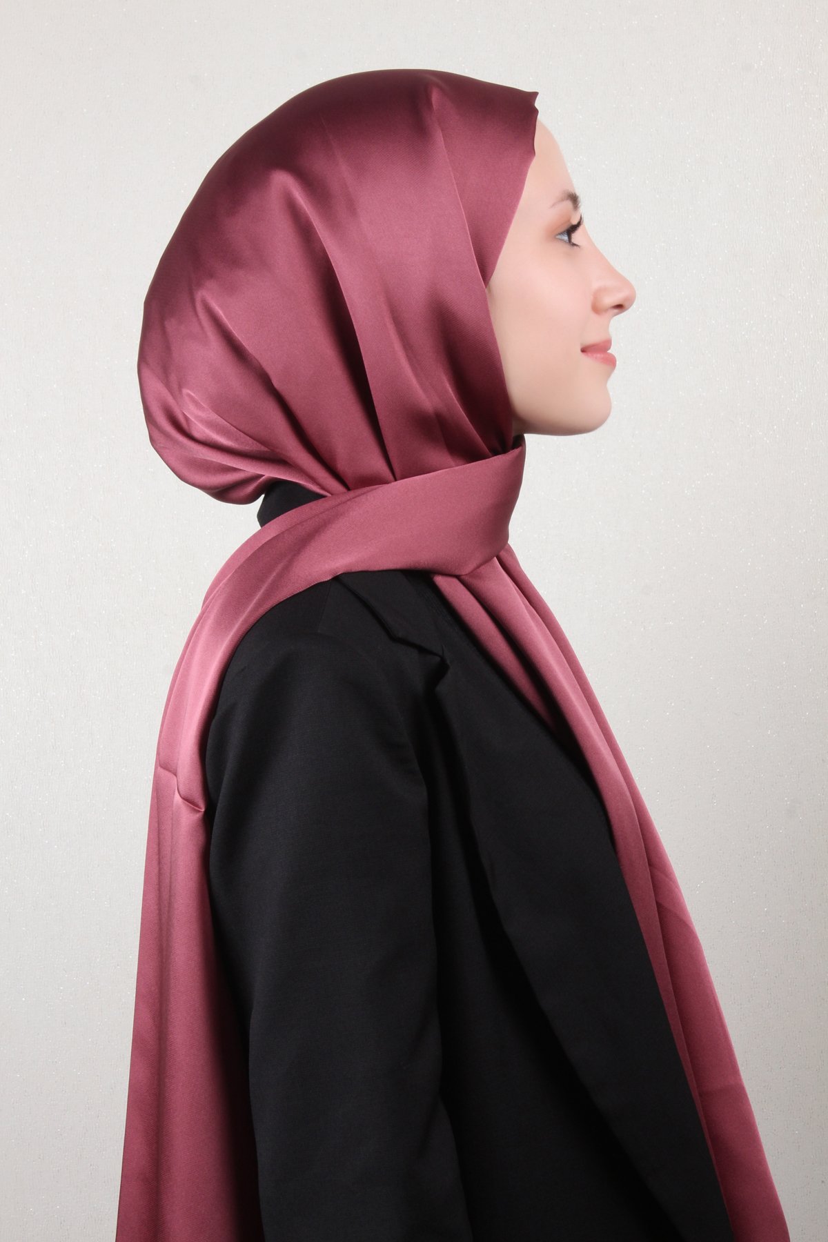 Piramit Style Şal 2888-7 Gül Kurusu