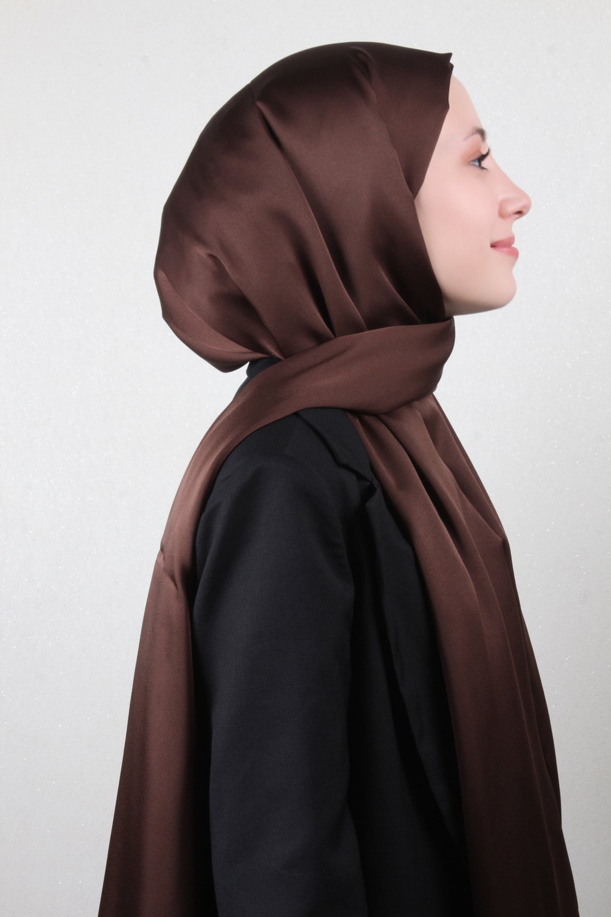 Piramit Style Şal 2888-8 Kahverengi