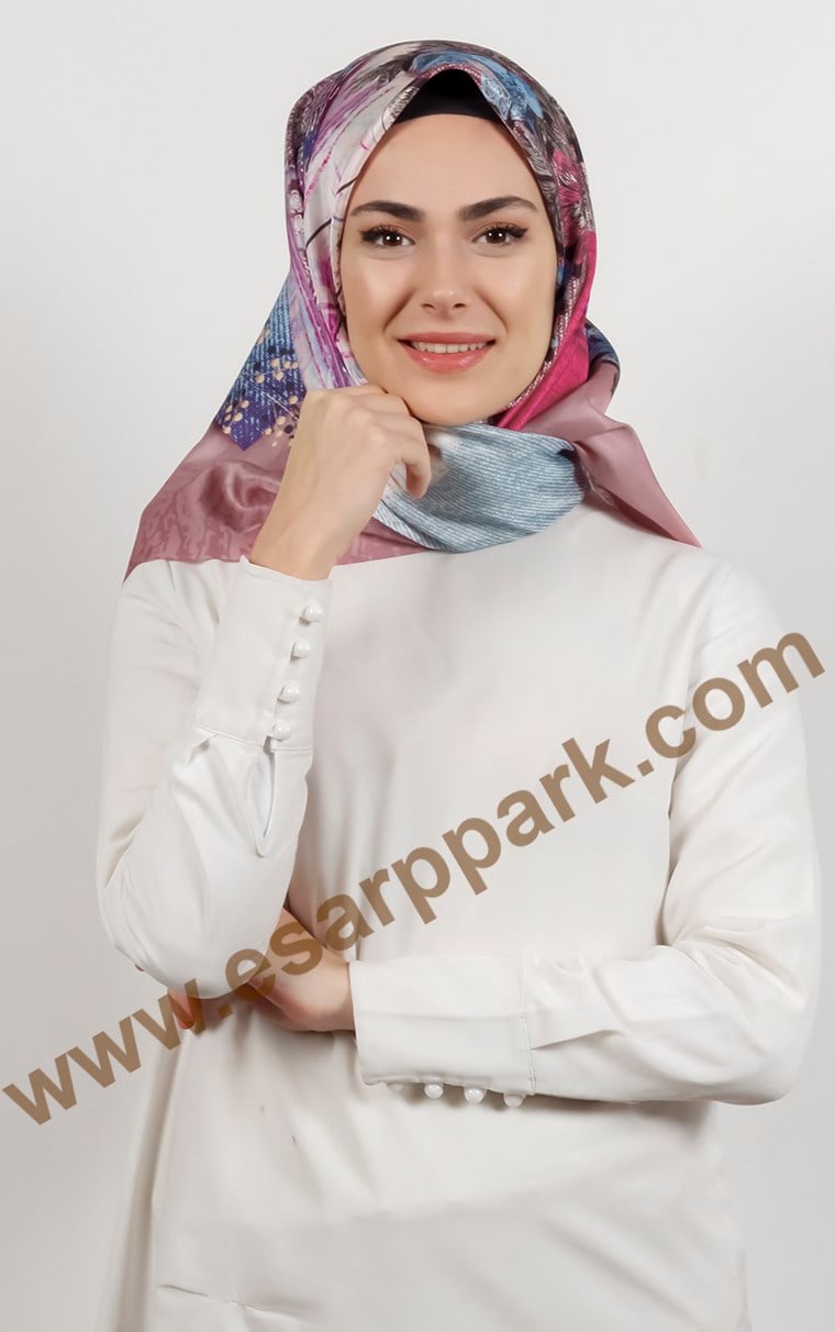 Piramit Tafta Dijital Eşarp 1942-3
