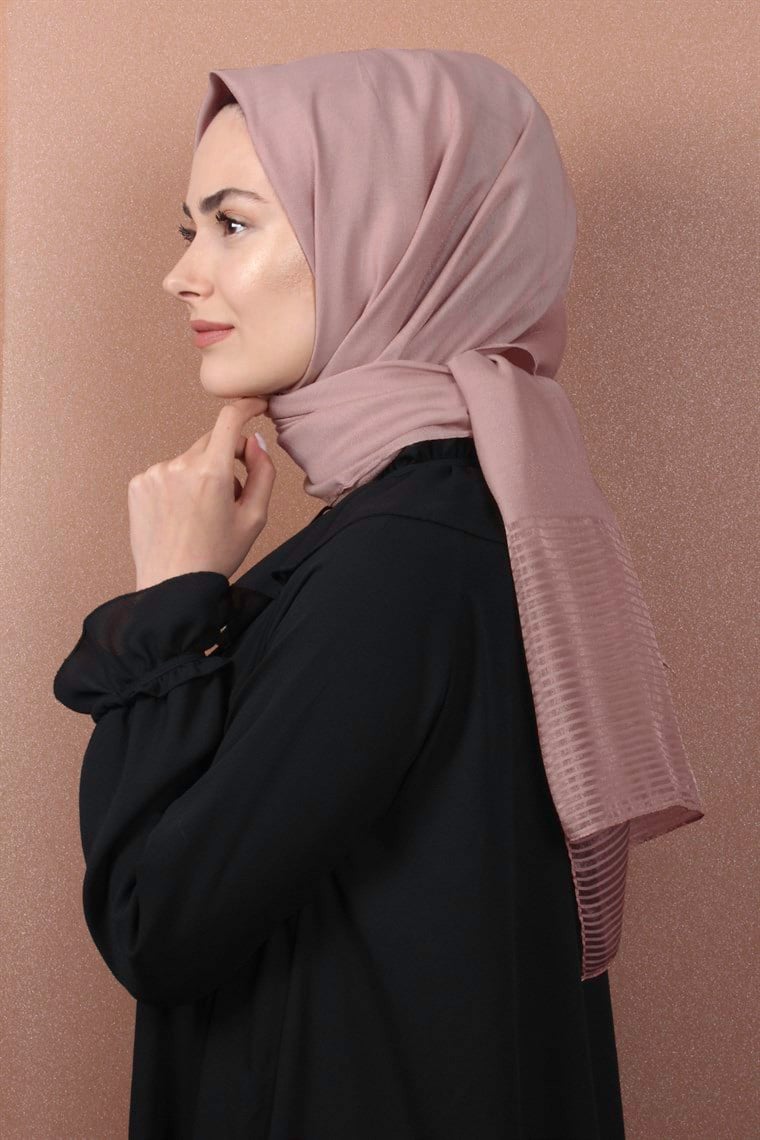 Prenses Stor Şal 4297-13 Gül Kurusu