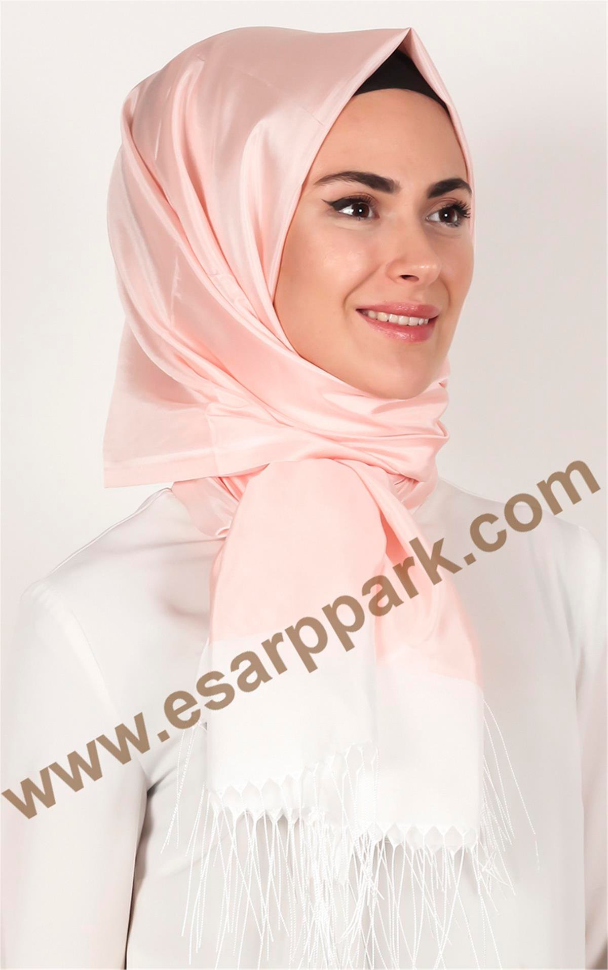 Prenses Tül Şal 2808-4 Açık Pudra