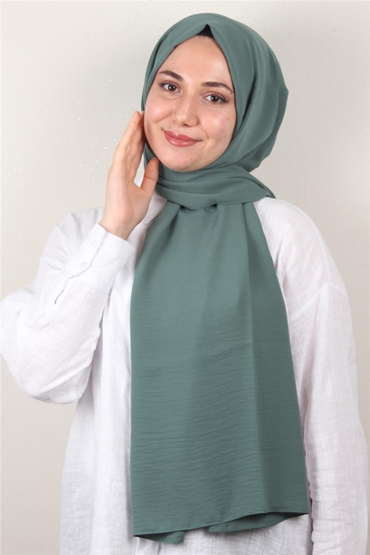 Qoza Cazz Şal 1489-16 Koyu Mentol