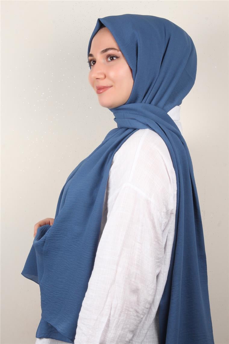 Qoza Cazz Şal 1489-19 İndigo