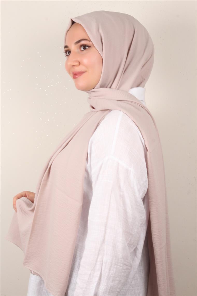 Qoza Cazz Şal 1489-7 Toz Pembe