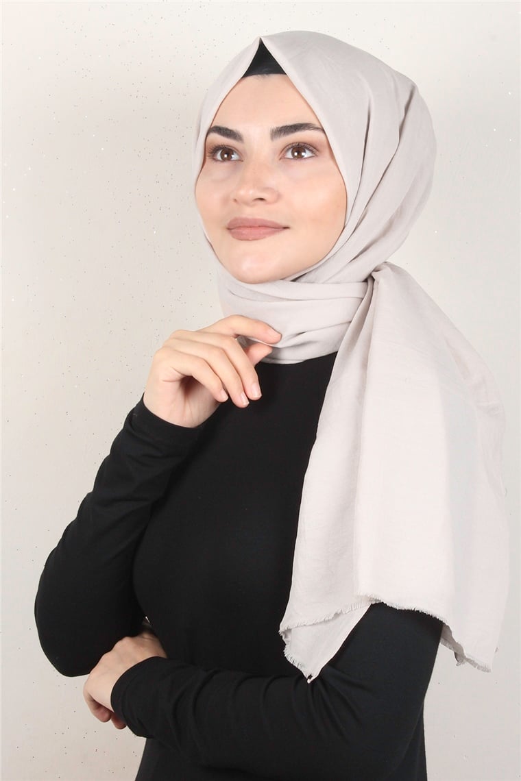 Relax Kraşlı Şal 2721-15 Kemik 