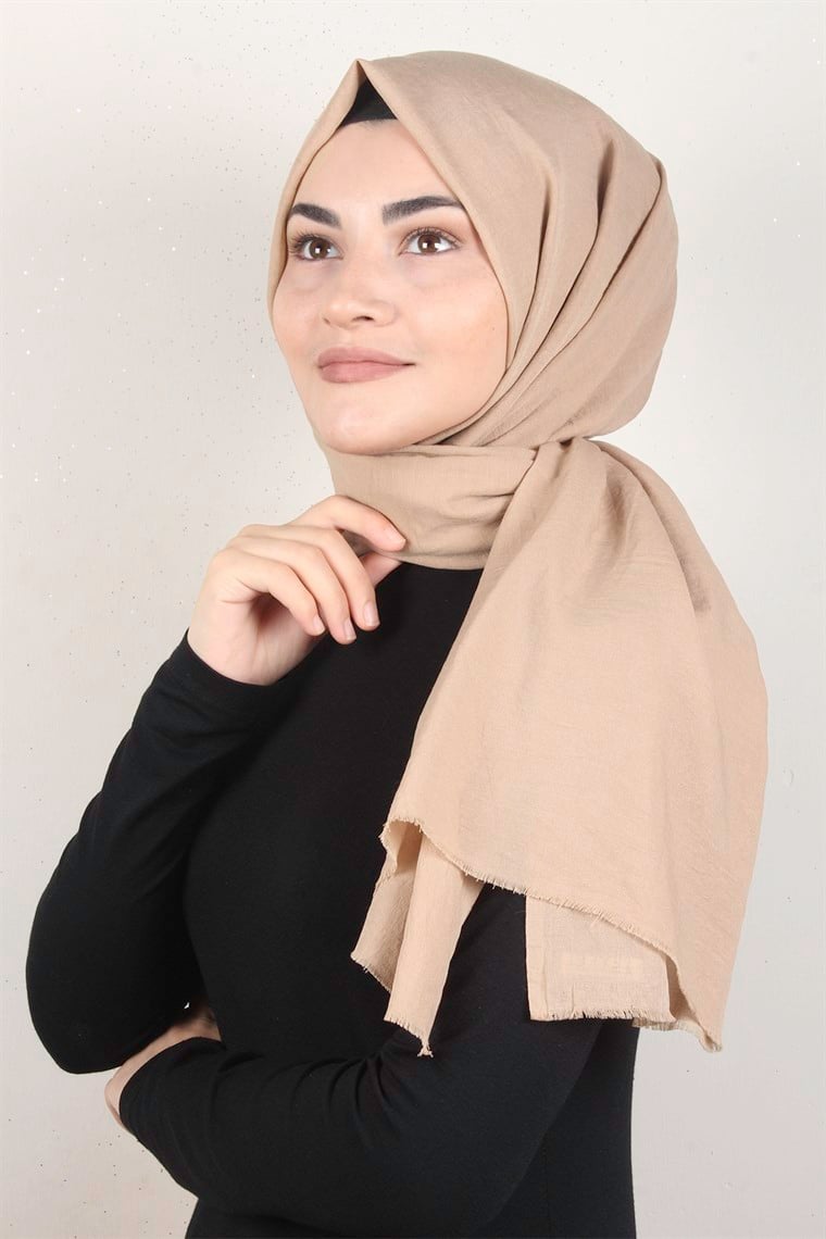 Relax Kraşlı Şal 2721-32 Bej