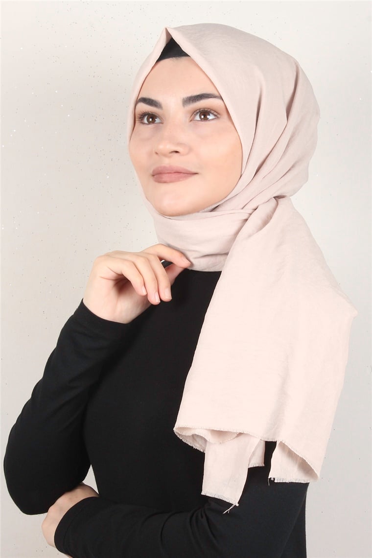 Relax Kraşlı Şal 2721-34 Açık Bej