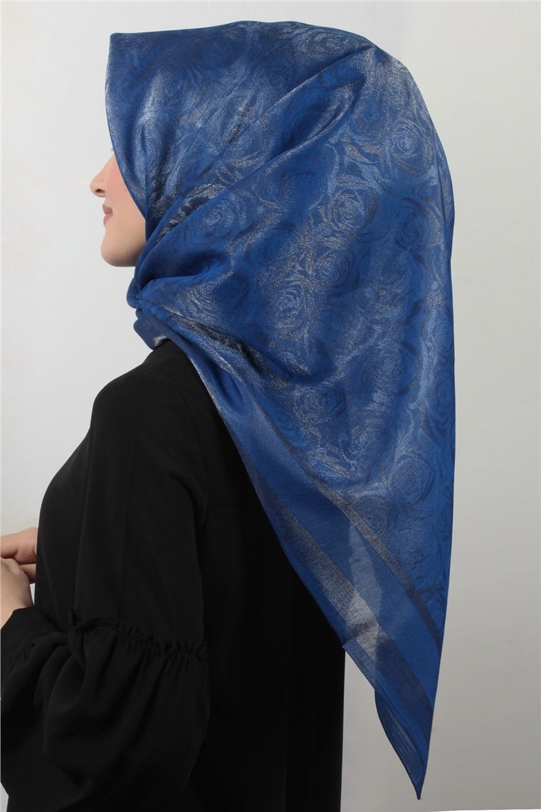 Rose Simli Eşarp 3200-10 Mavi