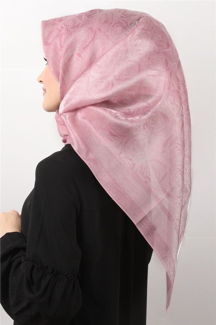 Rose Simli Eşarp 3200-2 Pembe