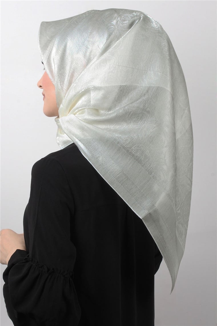 Rose Simli Eşarp 3200-3 Krem