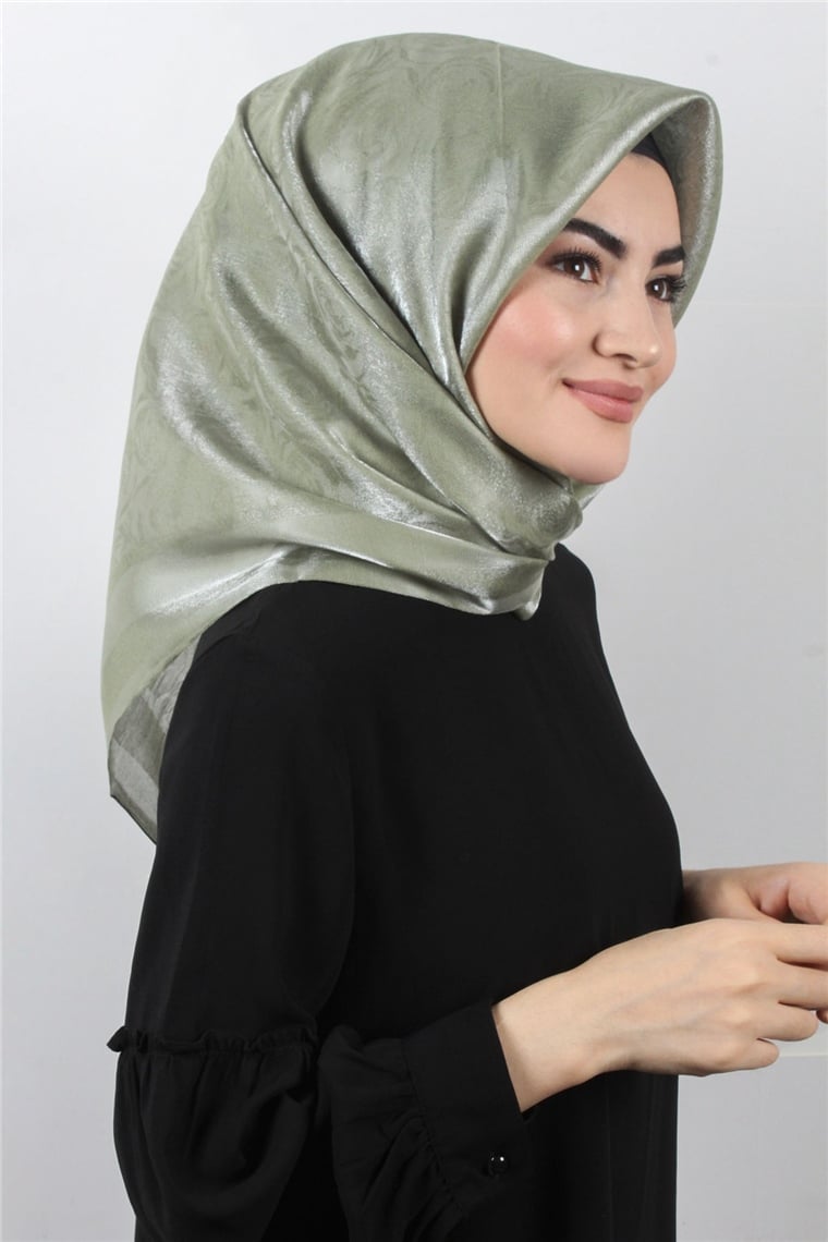 Rose Simli Eşarp 3200-5 Fıstık Yeşili