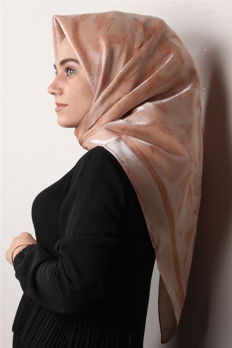 Rose Simli Eşarp 3201-10 Turuncu