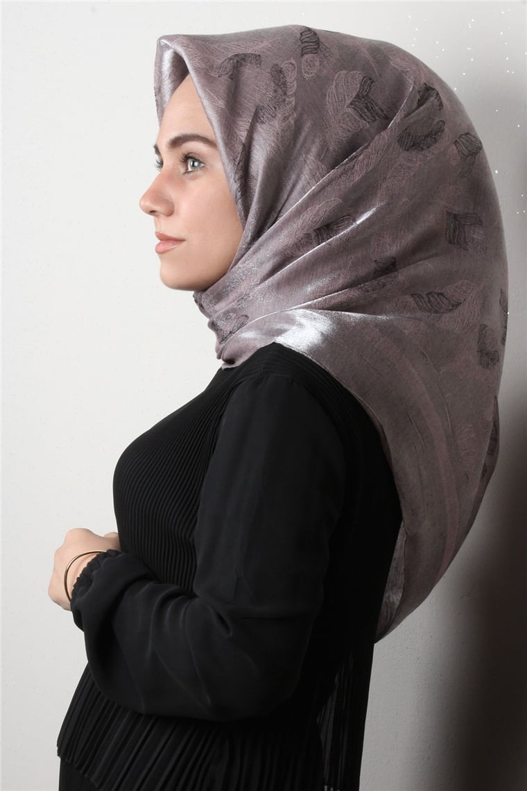 Rose Simli Eşarp 3201-2 Pudra