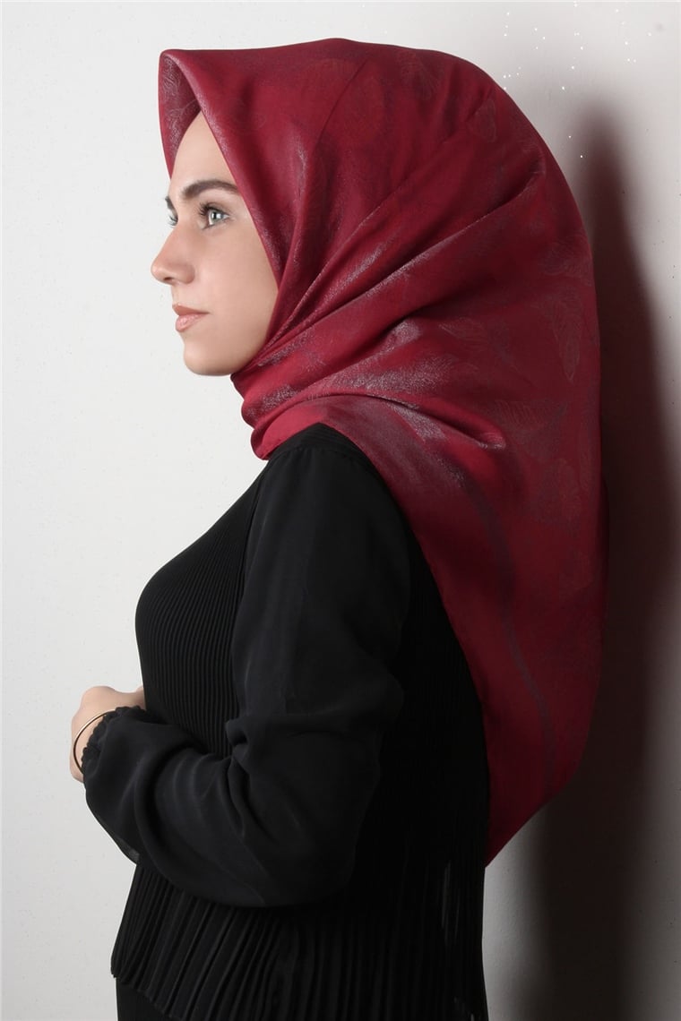 Rose Simli Eşarp 3201-8 Nar Çiçeği