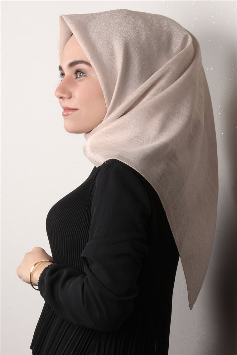 Rose Simli Eşarp 3202-2 Krem