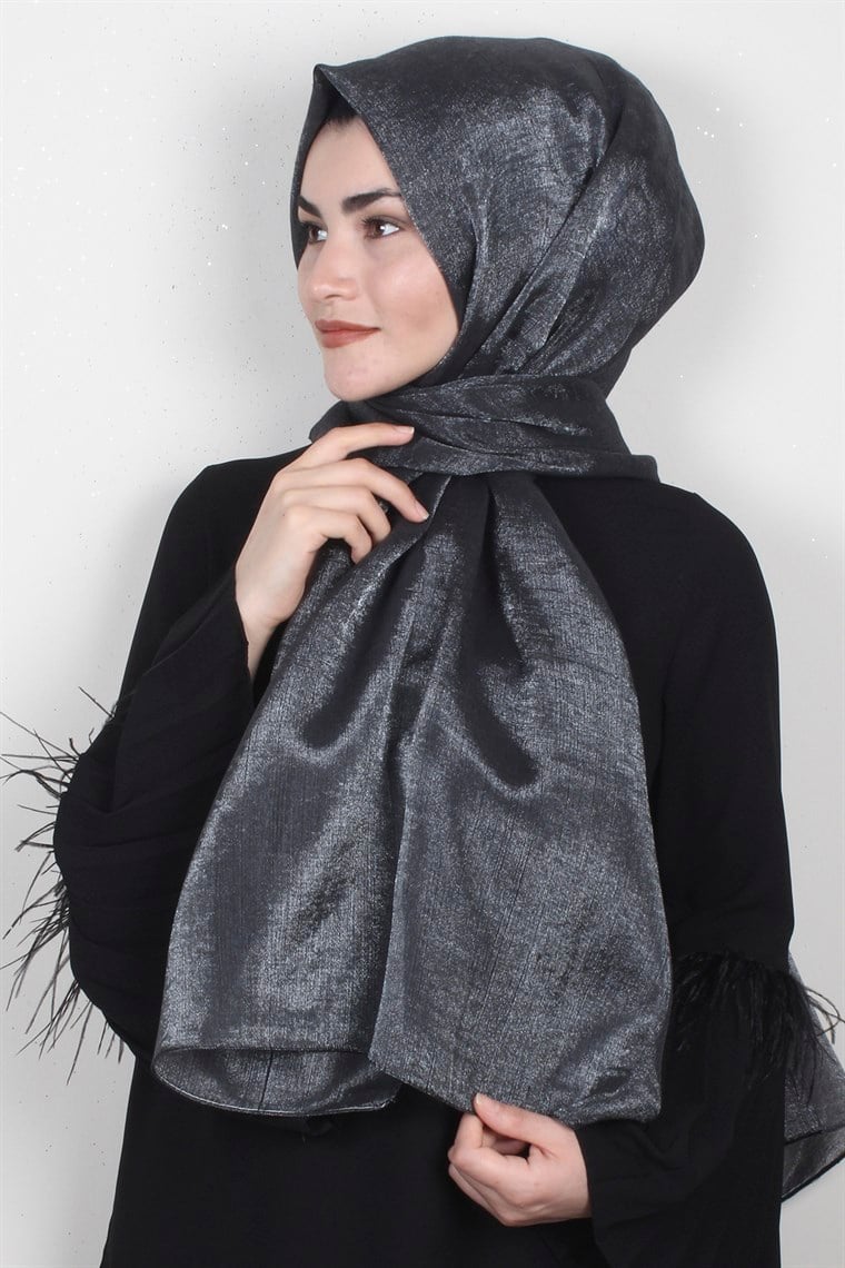 Rose Simli Şal 1385-14 Füme