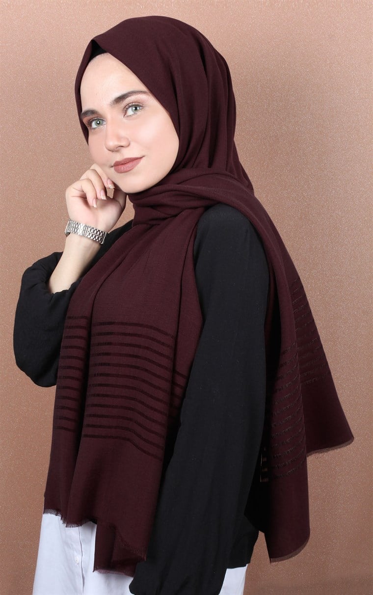 Şeritli Cazz Şal 1834-14