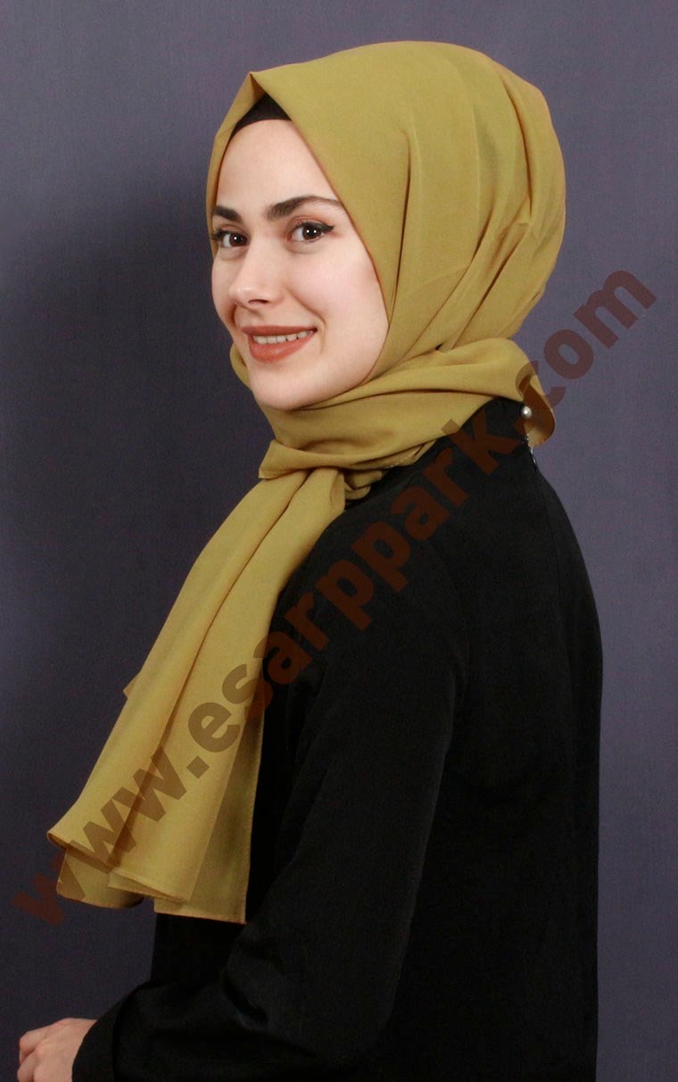 Şifon Şal Düz Renk 1293-60