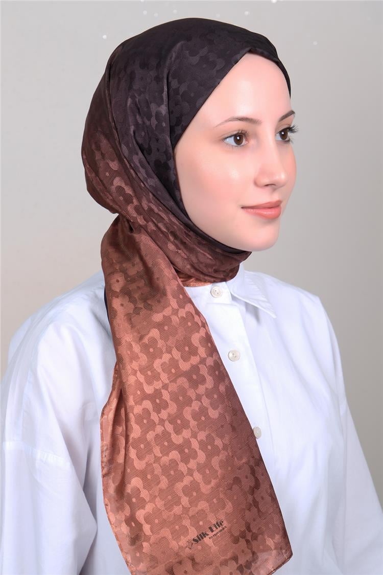 Silk Life Degrade Jakar Şal 2121-16