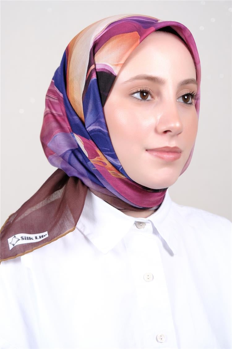 Silk Life Firuze Soft Eşarp 1715-2