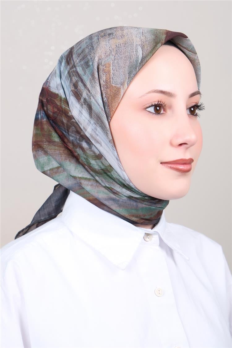 Silk Life Firuze Soft Eşarp 1721-10